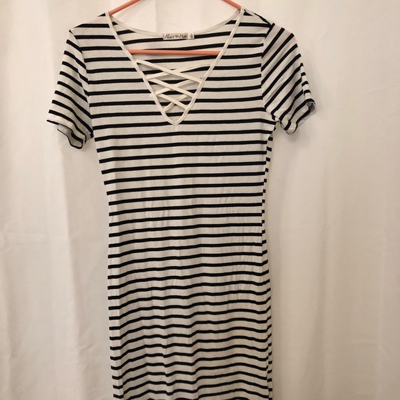 Heart & Hips Dresses & Skirts - NWT. Cute black and white sundress